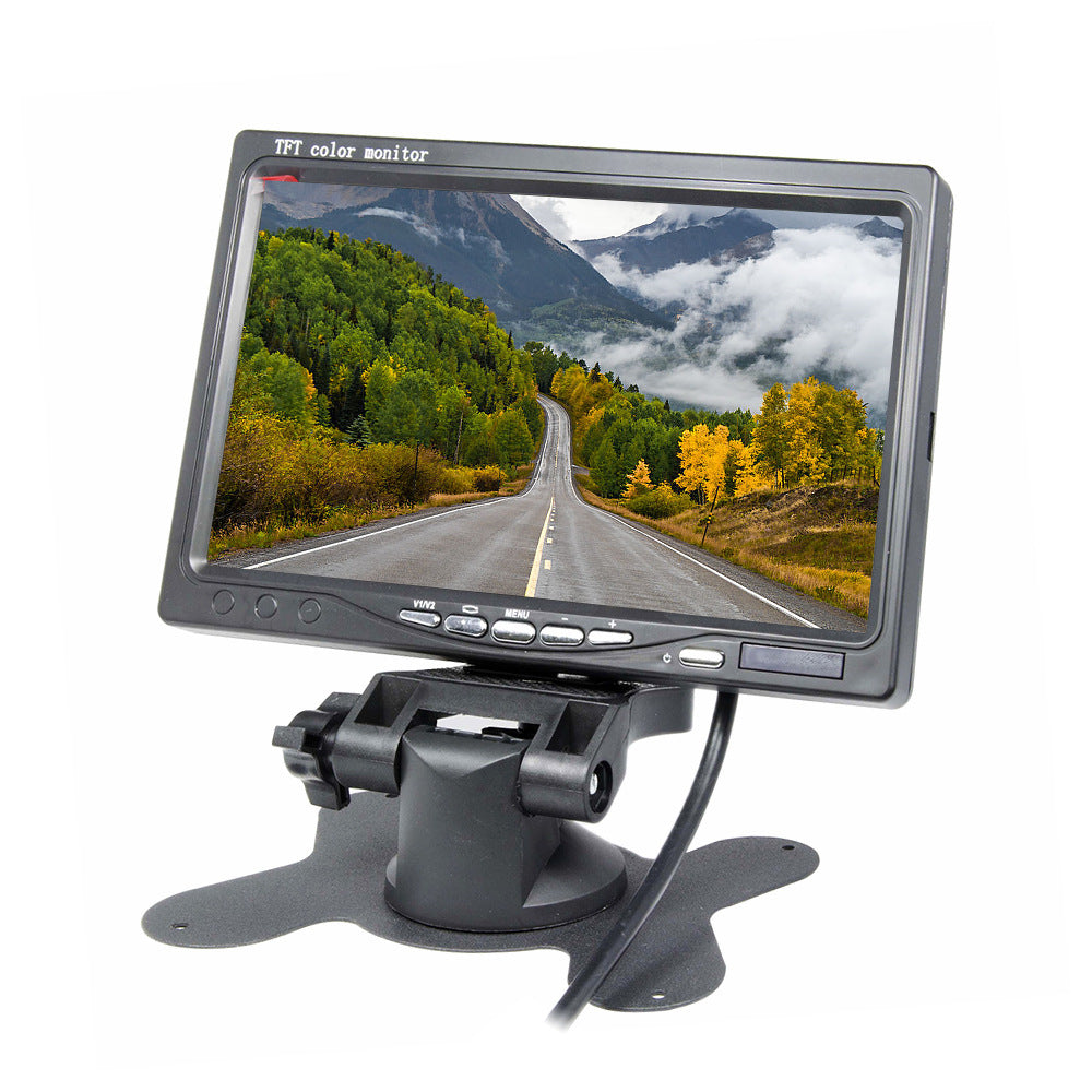 Car Monitor 7-inch Tft Lcd Screen 2-way Video Input Pal/ntsc 12v - Premium Car DVR from Rapidvehicles - Just $55.99! Shop now at Rapidvehicles