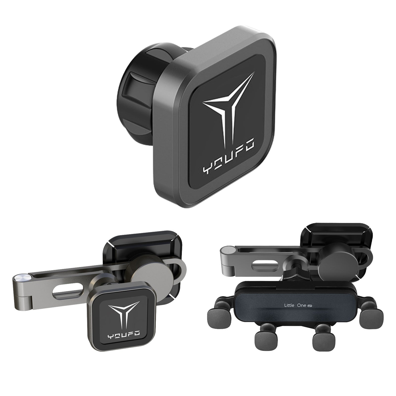 Magnetic Car Phone Holder Mount Rotatable Telescopic Bracket for Tesla Magsafe Charging Stand Set - Premium Car Mounts & Holders from Rapidvehicles - Just $34.99! Shop now at Rapidvehicles