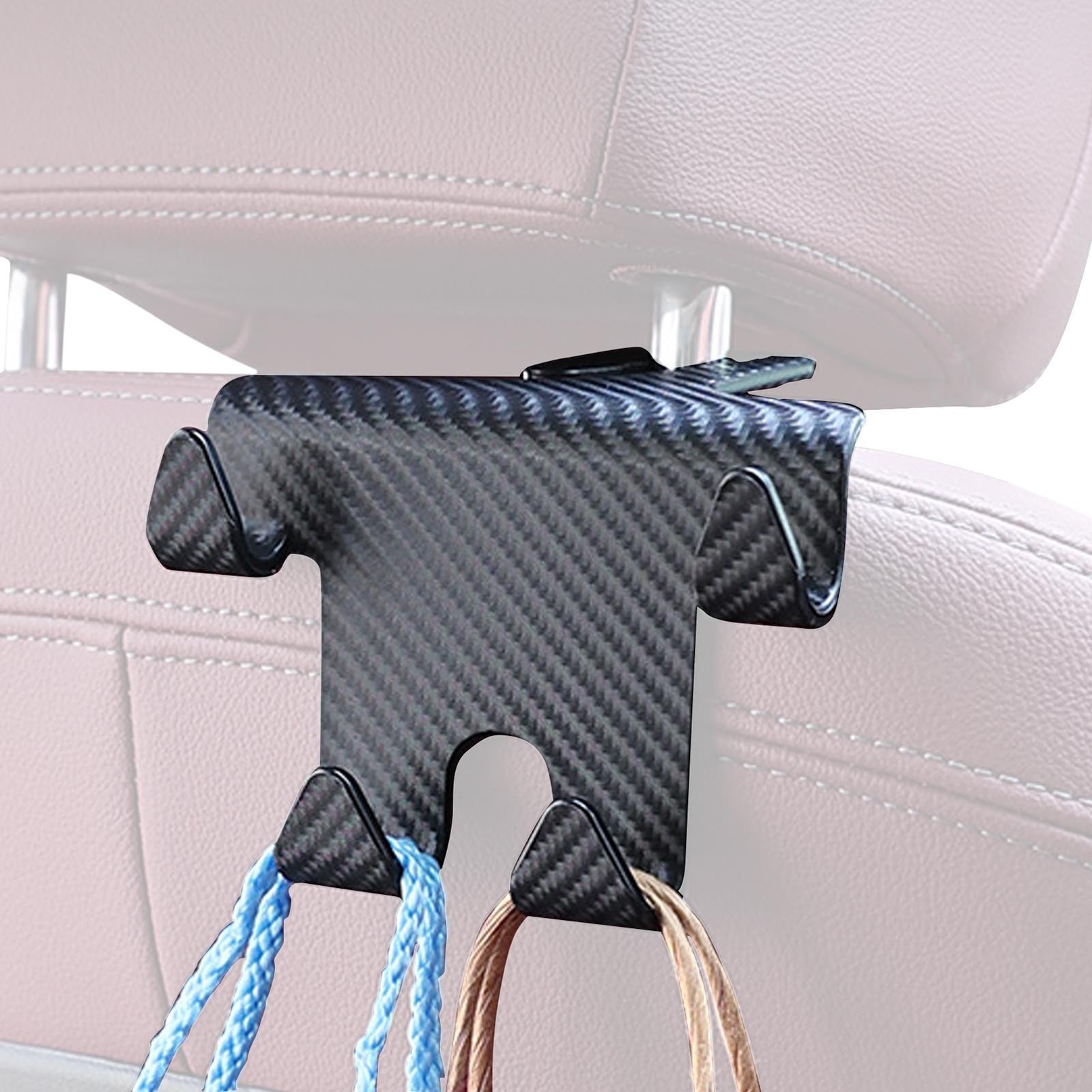 Car Headrest Hook Phone Holder Inner Rear Mount Seat Back Hanger Multi-functional Clips Bracket For Bags Hats black - Premium Car Mounts & Holders from Rapidvehicles - Just $16.99! Shop now at Rapidvehicles