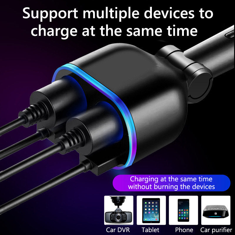 Car Cigarette Lighter Socket Qc3.0 Digital Display Usb Dual Port - Premium Car Chargers from Rapidvehicles - Just $23.99! Shop now at Rapidvehicles