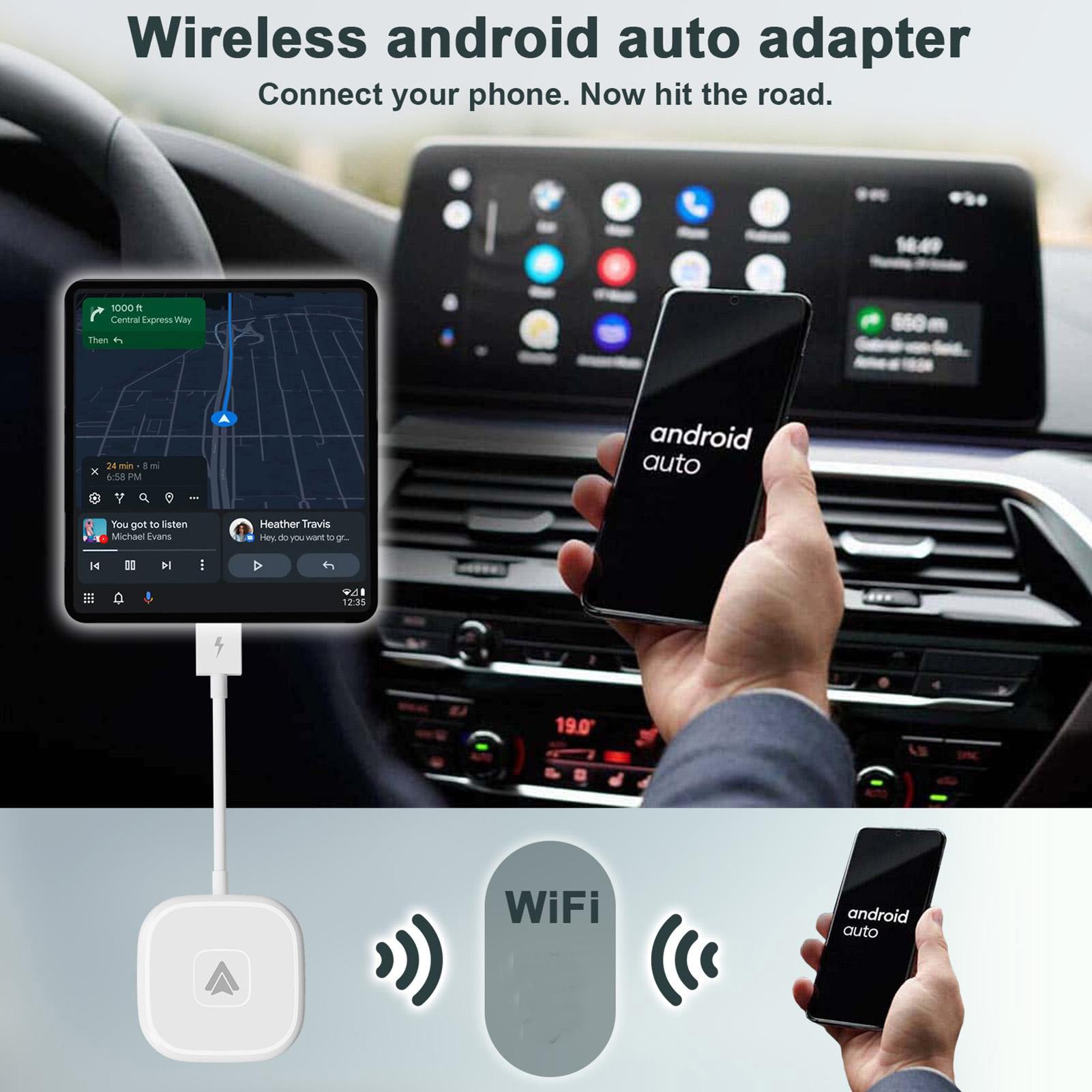 USB Adapter Compatible for Carplay Module Bluetooth Wifi Dongle - Premium Other Car Electronics from Rapidvehicles - Just $83.99! Shop now at Rapidvehicles