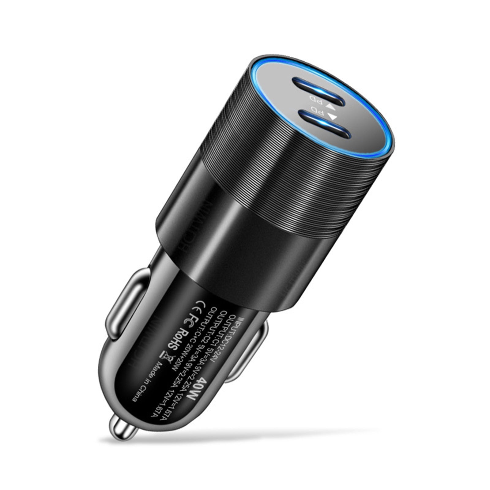 40w Quick Charger Type C Dual Port Fast Charging Station Double - Premium Car Chargers from Rapidvehicles - Just $13.49! Shop now at Rapidvehicles