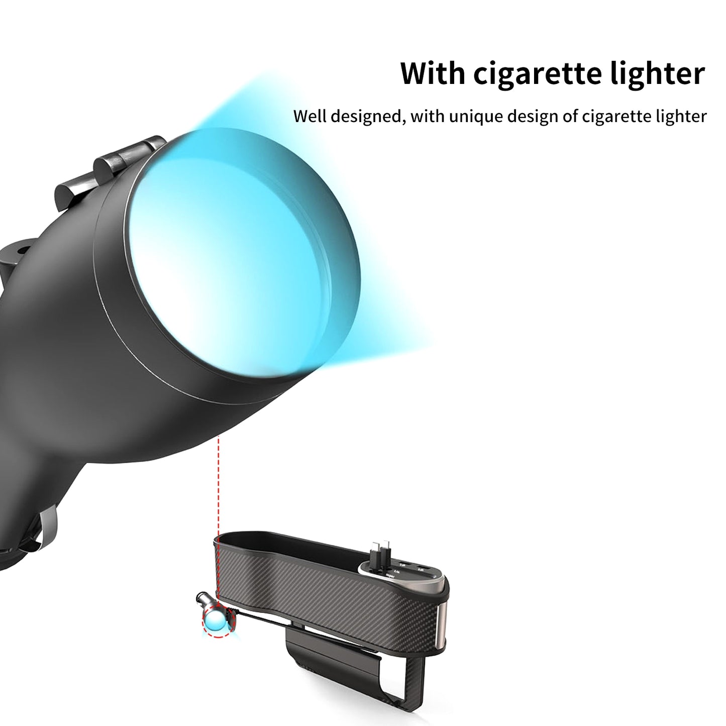 Car Seat Gap Filler Organizer Cigarette Lighter Car Storage Box - Premium Car Chargers from Rapidvehicles - Just $67.99! Shop now at Rapidvehicles