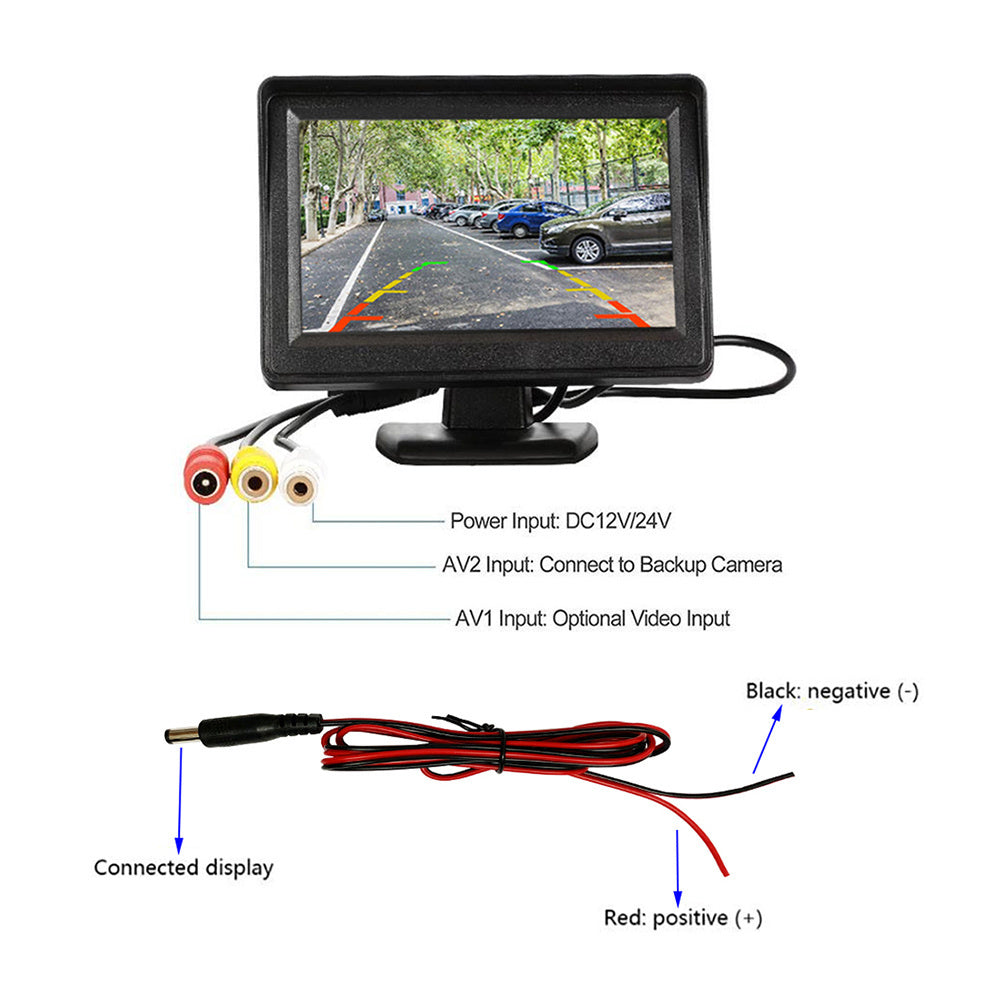 Rear View Car Camera Screen Monitor System Parking Reverse Safety - Premium Car Rear View Camera from Rapidvehicles - Just $56.99! Shop now at Rapidvehicles