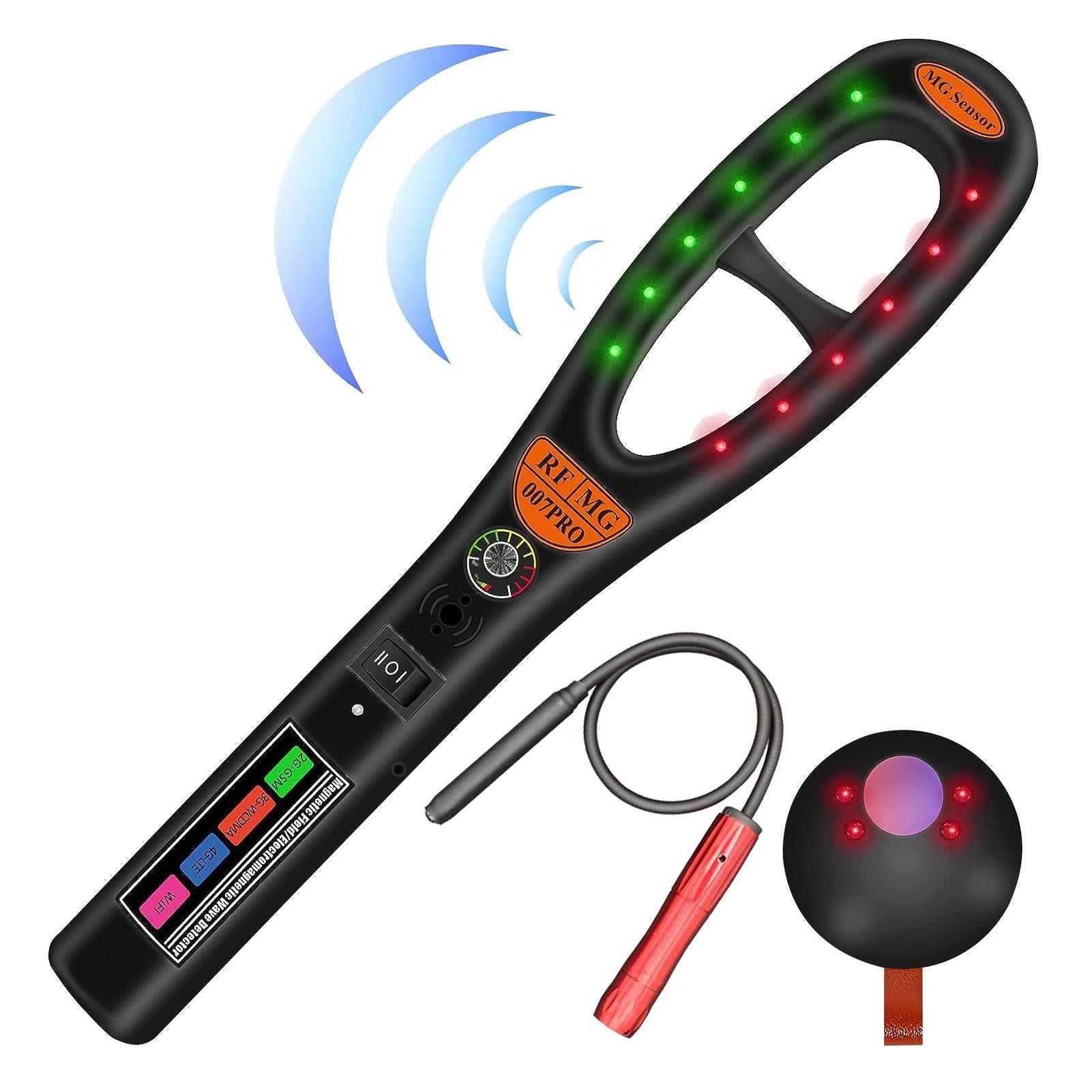 Hk007 Gps Detector Hidden Camera Finder Bug Scanner Detector Car Bug Sweeper Spy Detector - Premium Security Alarm System from Rapidvehicles - Just $77.01! Shop now at Rapidvehicles