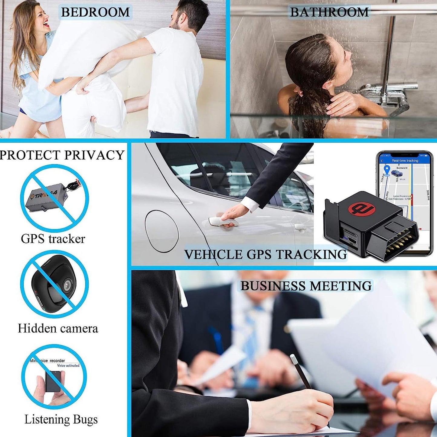 Hk007 Gps Detector Hidden Camera Finder Bug Scanner Detector Car - Premium Security Alarm System from Rapidvehicles - Just $93.99! Shop now at Rapidvehicles