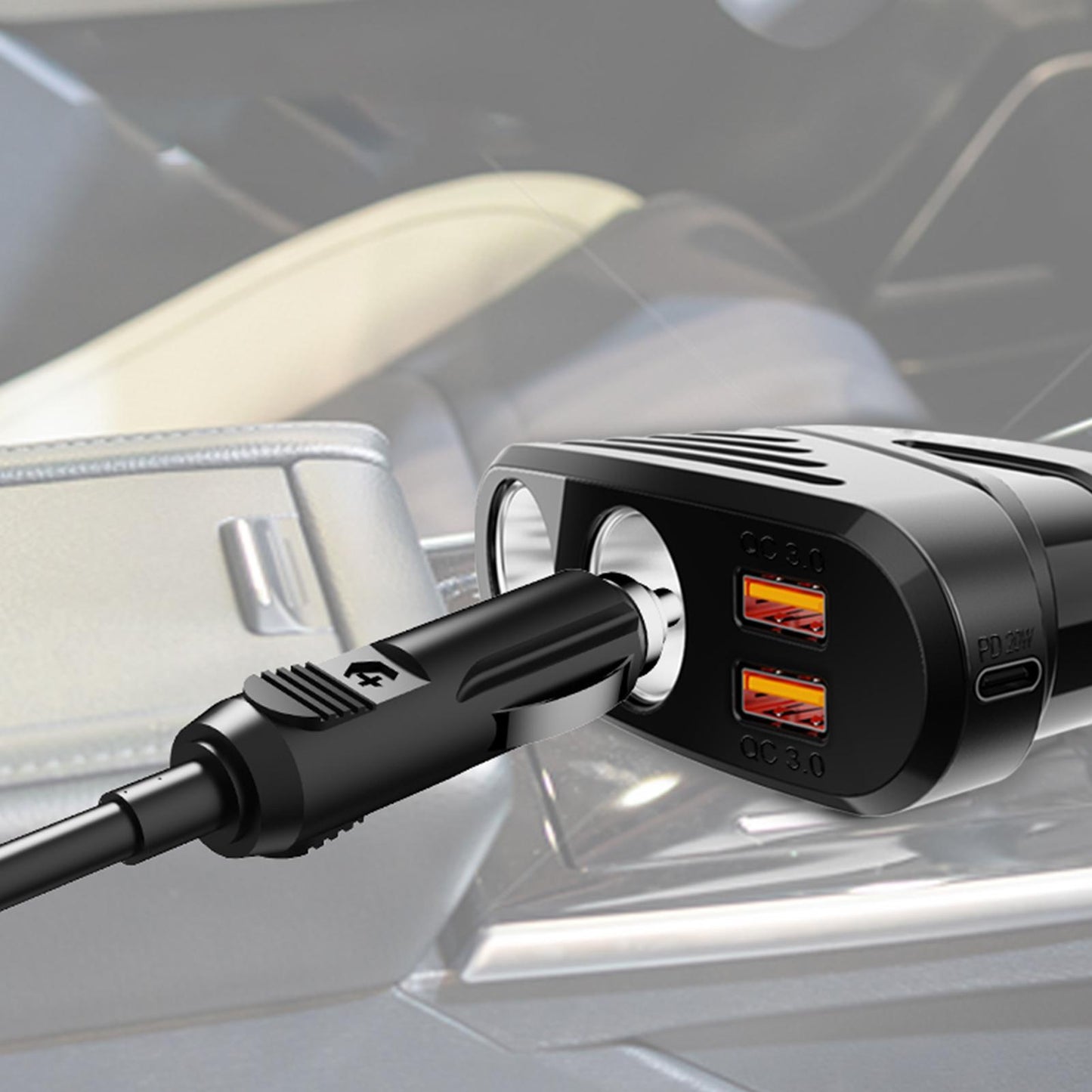 TR31 Cigarette Lighter Adapter 2 Socket Cigarette Lighter - Premium Car Chargers from Rapidvehicles - Just $35.99! Shop now at Rapidvehicles