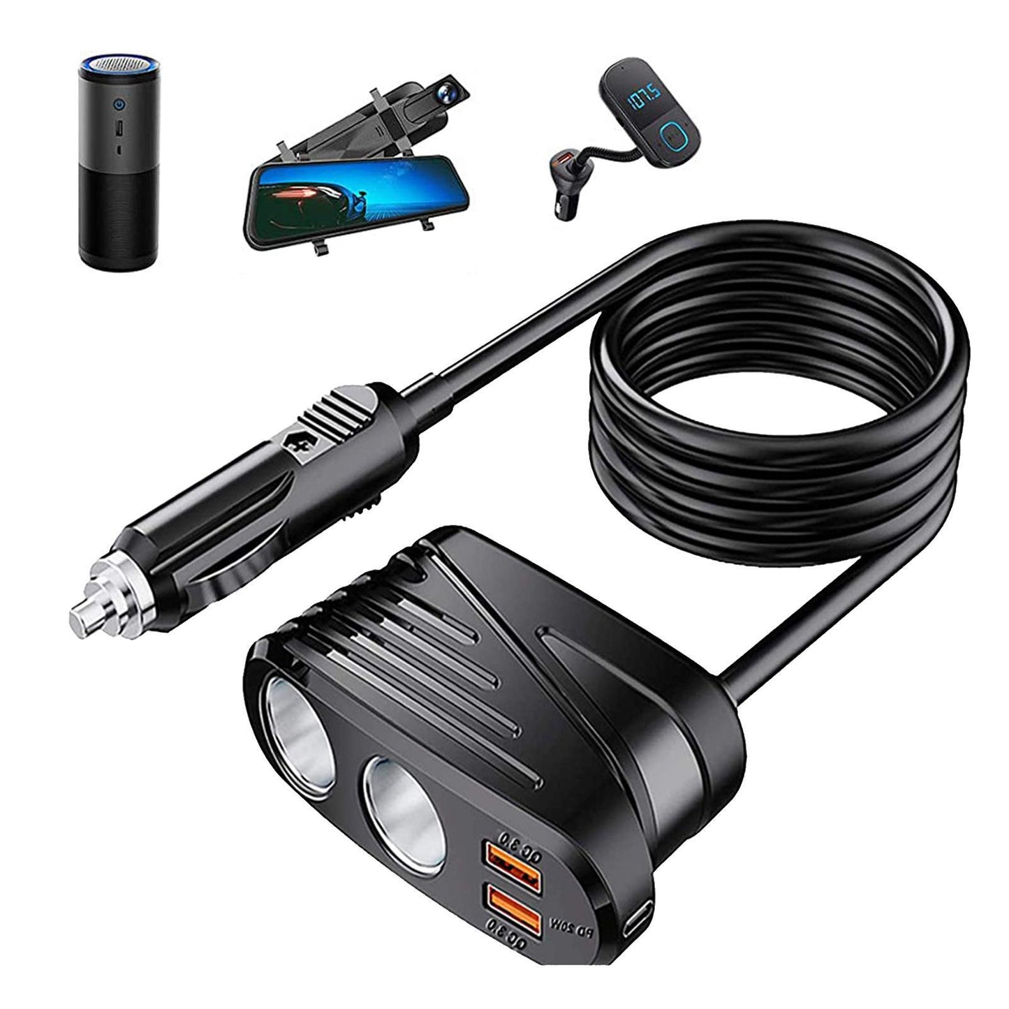 TR31 Cigarette Lighter Adapter 2 Socket Cigarette Lighter - Premium Car Chargers from Rapidvehicles - Just $35.99! Shop now at Rapidvehicles