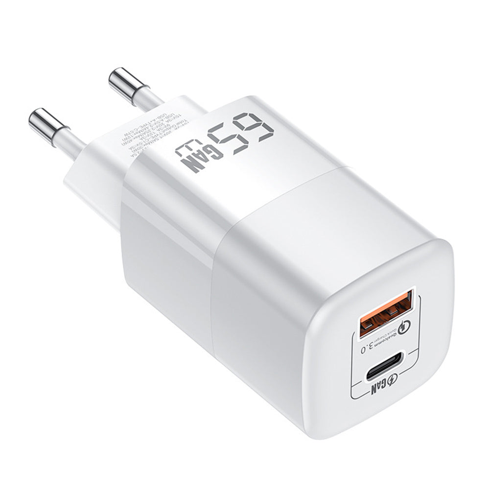 USB C Wall Charger Block 65W Dual Port Power Fast Type C Charging Block Adapter EU Plug - Premium Car Chargers from Rapidvehicles - Just $34.99! Shop now at Rapidvehicles