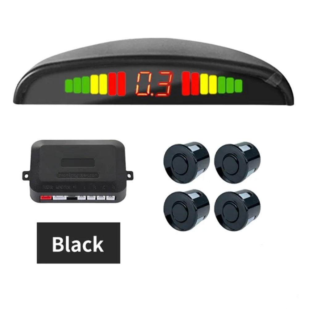 4 Parking Sensors LED Display Backlight Distance Parking Reverse - Premium Other Car Electronics from Rapidvehicles - Just $35.99! Shop now at Rapidvehicles