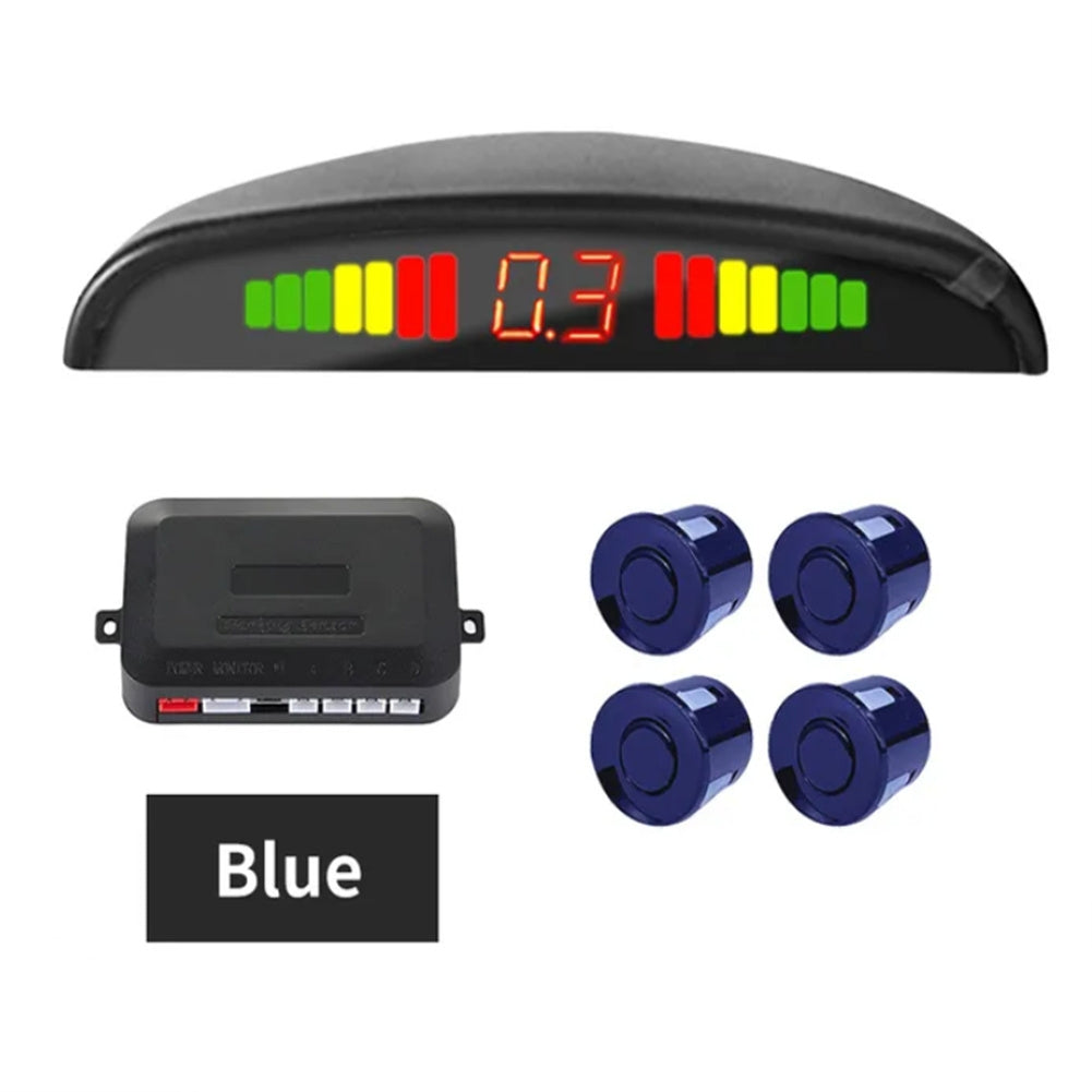 4 Parking Sensors LED Display Backlight Distance Parking Reverse - Premium Other Car Electronics from Rapidvehicles - Just $39.99! Shop now at Rapidvehicles