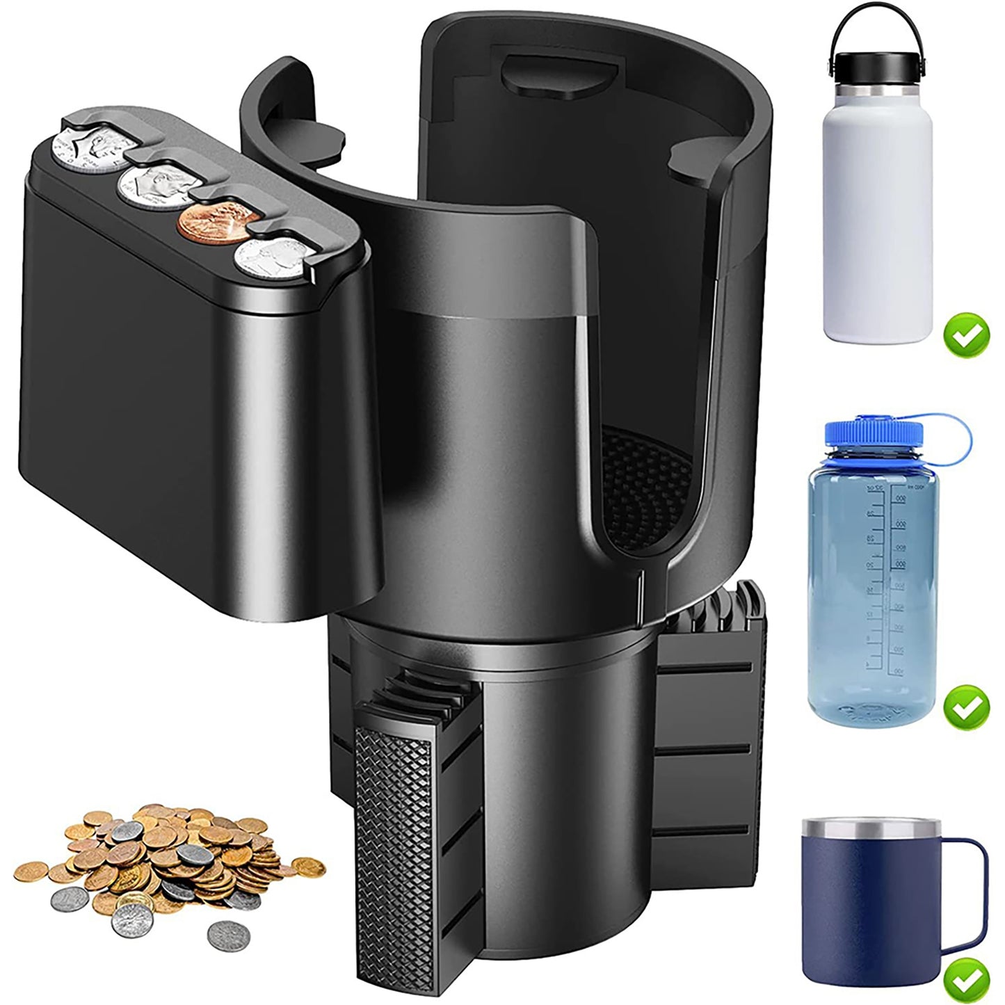 Car Drink Holder Expander ABS Adjustable Cup Car Kettle Cup Rack - Premium Car Mounts & Holders from Rapidvehicles - Just $40.99! Shop now at Rapidvehicles