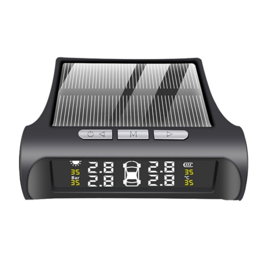 Tire Pressure Monitoring Systems Solar Car Digital Display Wireless Solar Power with Real Time Monitor Black - Premium Other Car Electronics from Rapidvehicles - Just $39.32! Shop now at Rapidvehicles