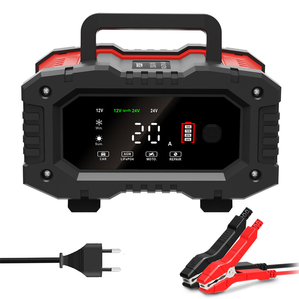 20A Car Battery Charger 12V 24V Automatic Smart Charger Automatic - Premium Other Car Tools from Rapidvehicles - Just $88.99! Shop now at Rapidvehicles