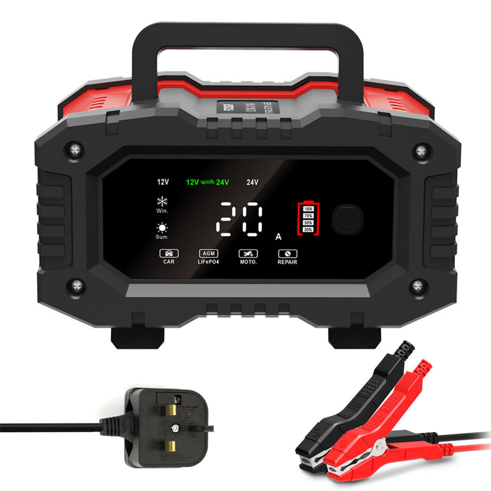 20A Car Battery Charger 12V 24V Automatic Smart Charger Automatic - Premium Other Car Tools from Rapidvehicles - Just $88.99! Shop now at Rapidvehicles