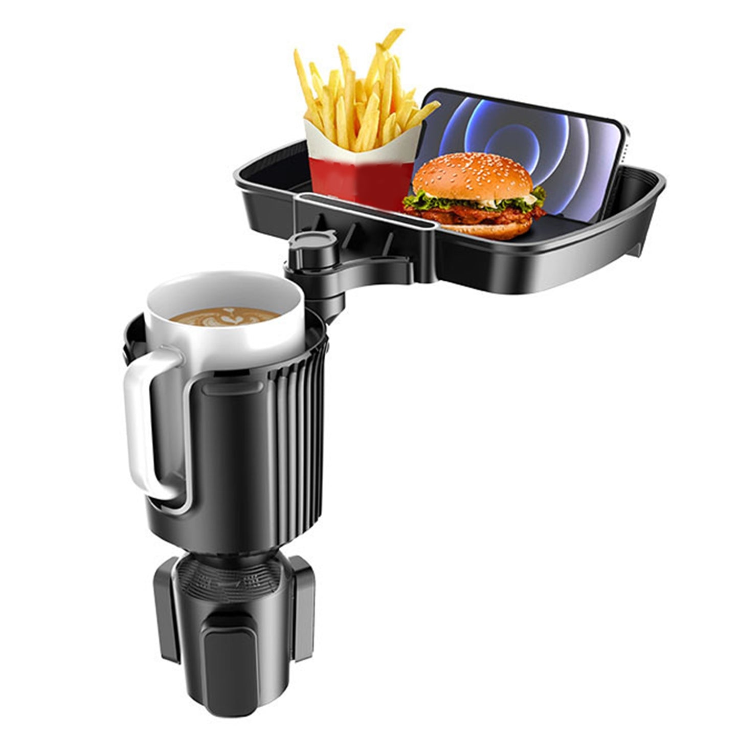 Car Food Holder Tray 360 Rotation Drink Holder Bracket Swivel - Premium Car Mounts & Holders from Rapidvehicles - Just $47.99! Shop now at Rapidvehicles