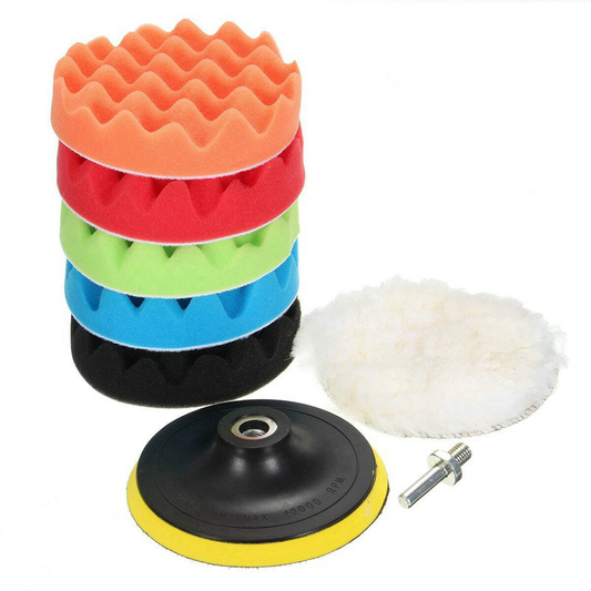 8Pcs/Set Car Polishing Pad 3/4/5/6/7 inch Sponge Buffing Waxing - Premium Other Car Tools from Rapidvehicles - Just $15.99! Shop now at Rapidvehicles