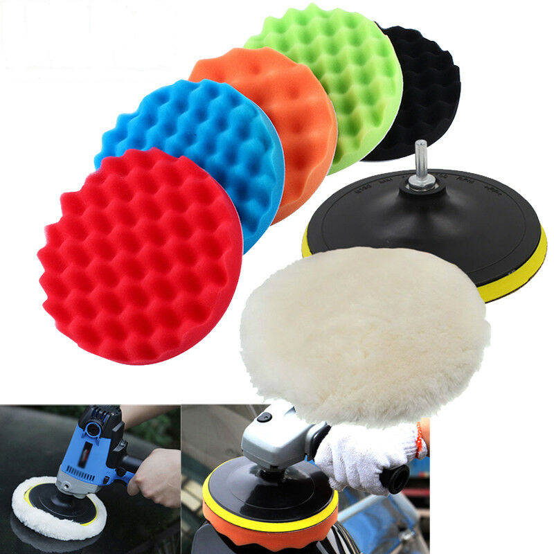 8Pcs/Set Car Polishing Pad 3/4/5/6/7 inch Sponge Buffing Waxing Boat Car Polish Buffer Drill Wheel Polisher Removes Scratches 3 inches - Premium Other Car Tools from Rapidvehicles - Just $12.89! Shop now at Rapidvehicles