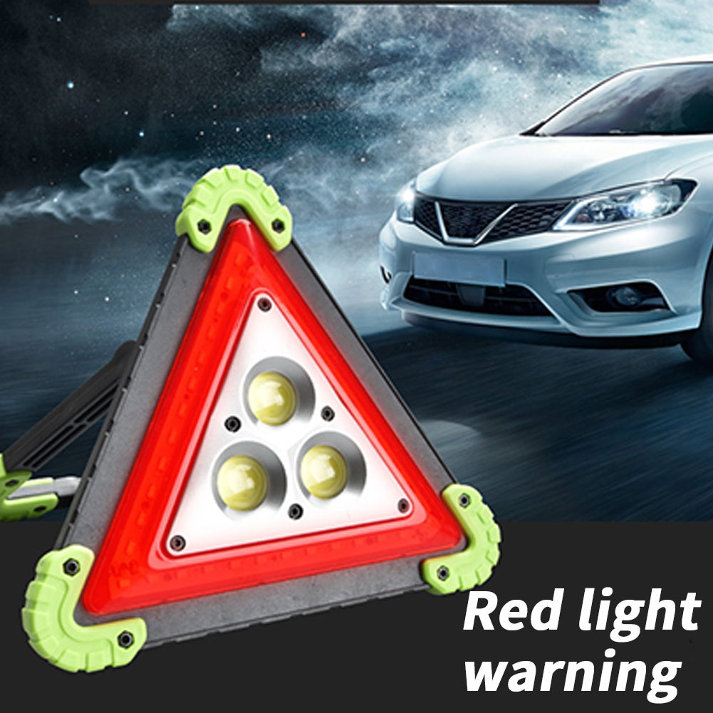 10W LED Triangle Warning Stop Sign Car Breakdown Emergency Safety Light USB Rechargeable Safety Signal Hand Light Camping Essential Light 303 yellow - Premium Car LED Lights from Rapidvehicles - Just $32.36! Shop now at Rapidvehicles