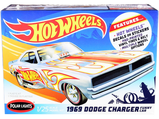 Skill 2 Model Kit 1969 Dodge Charger Funny Car "Hot Wheels" 1/25