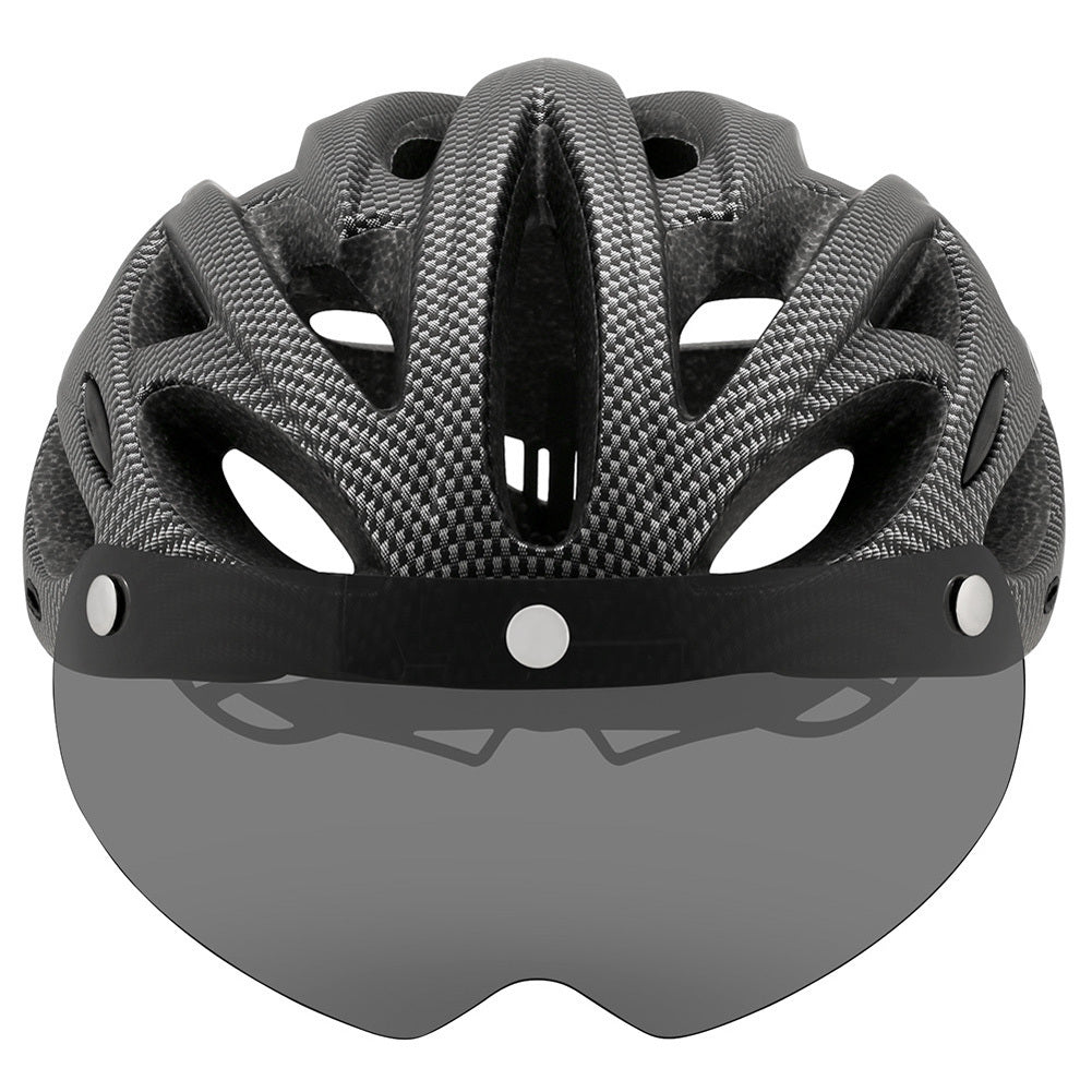 Cairbull Helmet Ultralight Off-road Mountain Bike Cycling Helmet with Removable Visor Taillight Carbon_M / L (54-61CM) - Premium Motorcycle Helmets from Rapidvehicles - Just $34.99! Shop now at Rapidvehicles