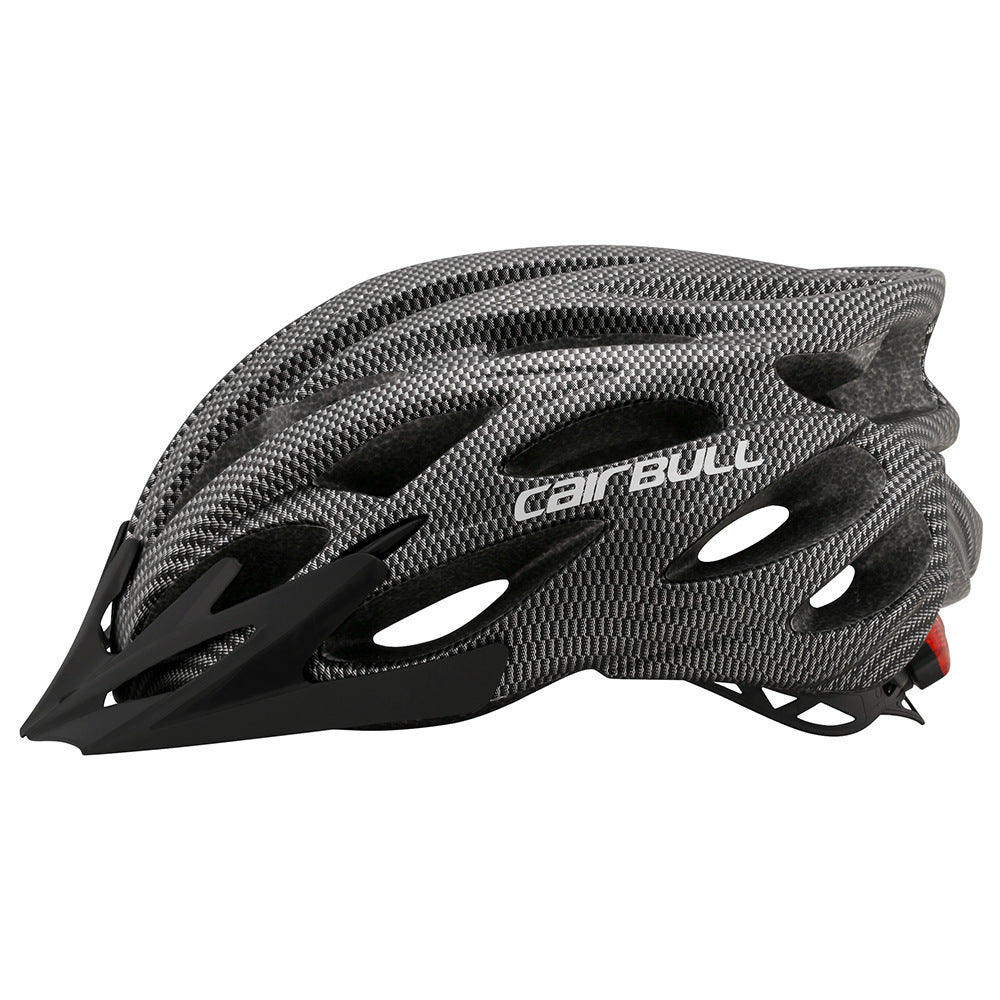 Cairbull Helmet Ultralight Off-road Mountain Bike Cycling Helmet with Removable Visor Taillight Carbon_M / L (54-61CM) - Premium Motorcycle Helmets from Rapidvehicles - Just $34.99! Shop now at Rapidvehicles