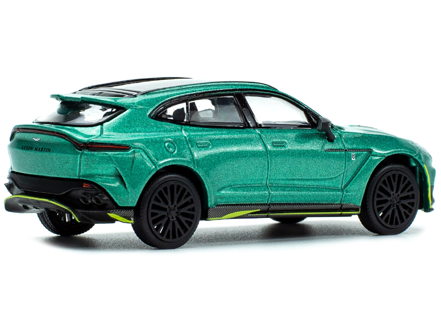 Aston Martin DBX Racing Green Metallic with Black Top 1/64 - Premium Aston Martin Models from Pop Race - Just $41.39! Shop now at Rapidvehicles