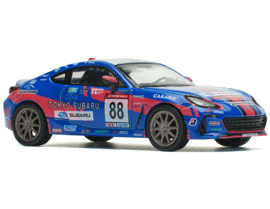 Subaru BRZ #88 Blue with Graphics "Tokyo Subaru Racing" 1/64 - Premium Subaru Models from Pop Race - Just $41.39! Shop now at Rapidvehicles