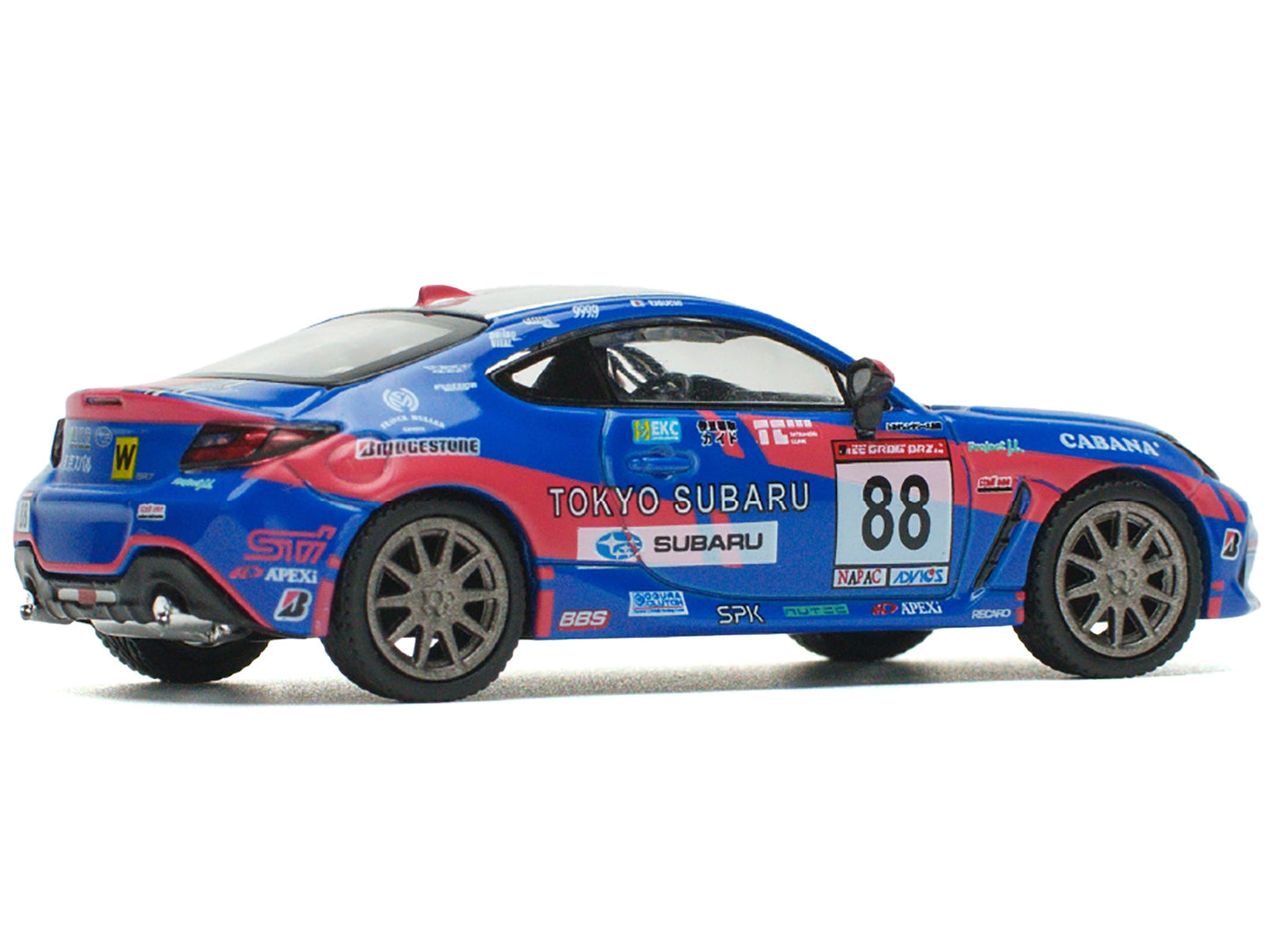 Subaru BRZ #88 Blue with Graphics "Tokyo Subaru Racing" 1/64 - Premium Subaru Models from Pop Race - Just $41.39! Shop now at Rapidvehicles