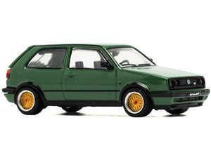 Volkswagen Golf GTI MK2 Green 1/64 Diecast Model Car by Pop Race - Premium Volkswagen Models from Pop Race - Just $37.99! Shop now at Rapidvehicles