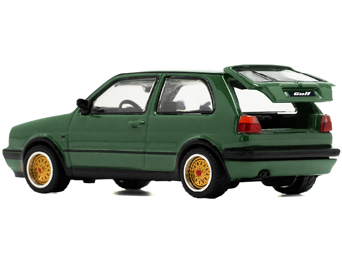 Volkswagen Golf GTI MK2 Green 1/64 Diecast Model Car by Pop Race - Premium Volkswagen Models from Pop Race - Just $41.39! Shop now at Rapidvehicles