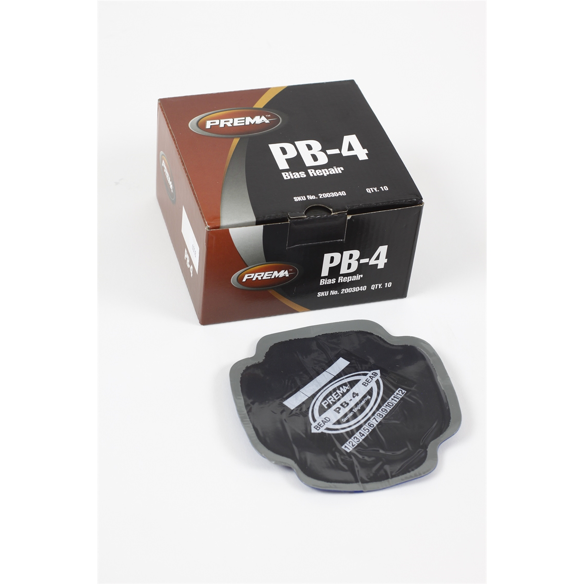 Bias Repair 4-3/4" L x 4-3/4" W (121mm x 121mm) 2 Ply 10 Count - Premium Tire Repair Products from PREMA - Just $54.99! Shop now at Rapidvehicles