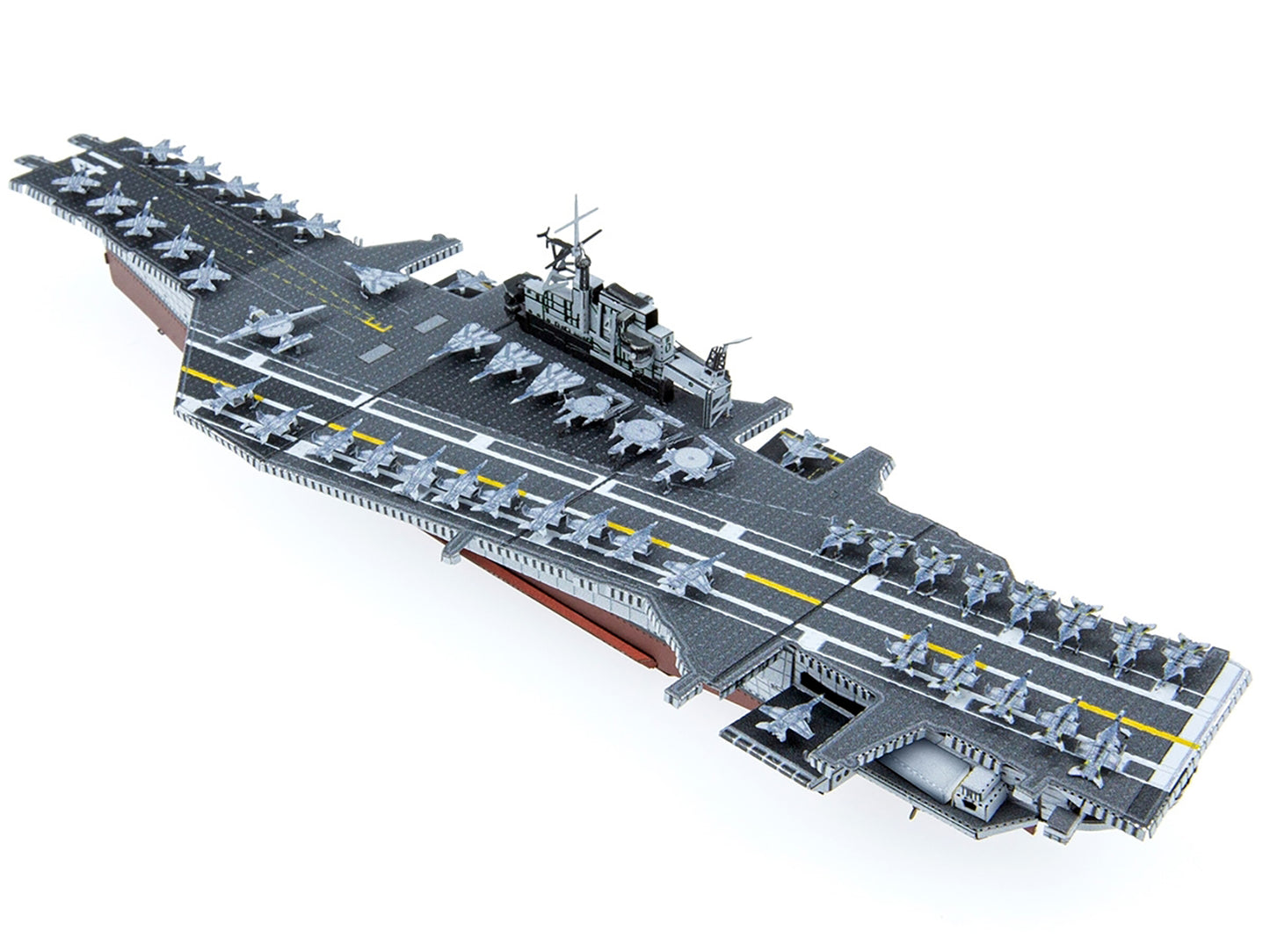Model Kit USS Midway (CV-41) Aircraft Carrier (Challenging Difficulty) Steel Model by Metal Earth