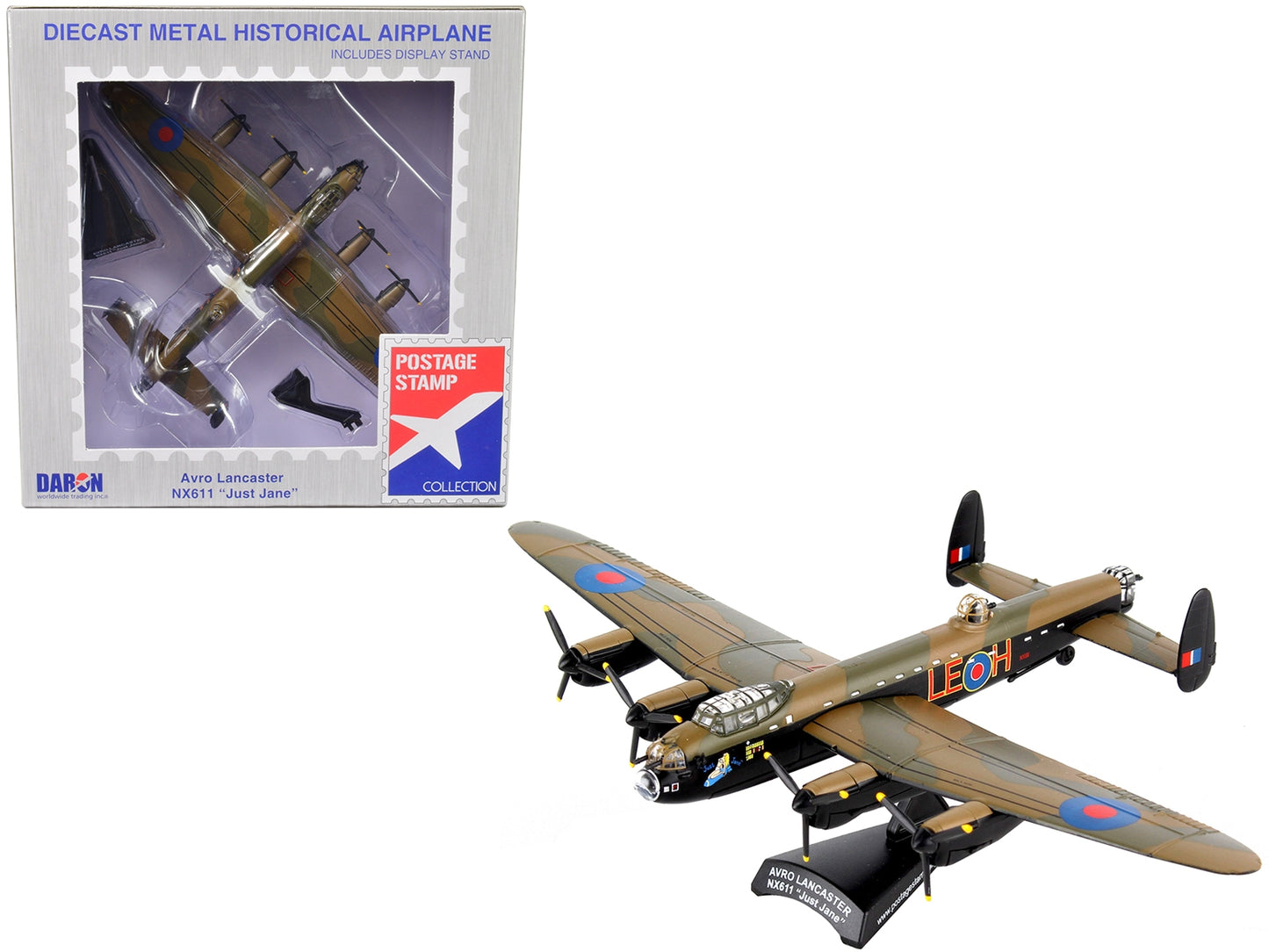 Avro Lancaster NX611 Bomber Aircraft "Just Jane - Royal Air - Premium Aircrafts and War Planes from Postage Stamp - Just $51.46! Shop now at Rapidvehicles