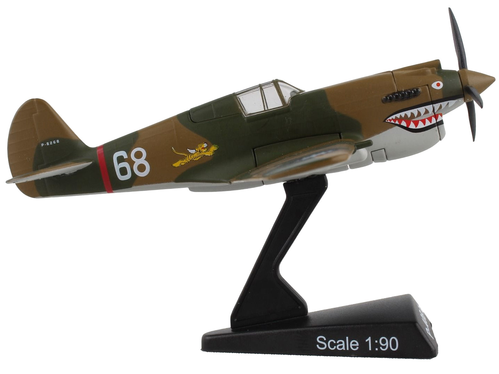 Curtiss P-40 Warhawk Fighter Aircraft "Hell's Angels - Flying Tigers" United States Army Air Corps 1/90 Diecast Model Airplane by Postage Stamp - Premium Curtiss from Postage Stamp - Just $41.99! Shop now at Rapidvehicles