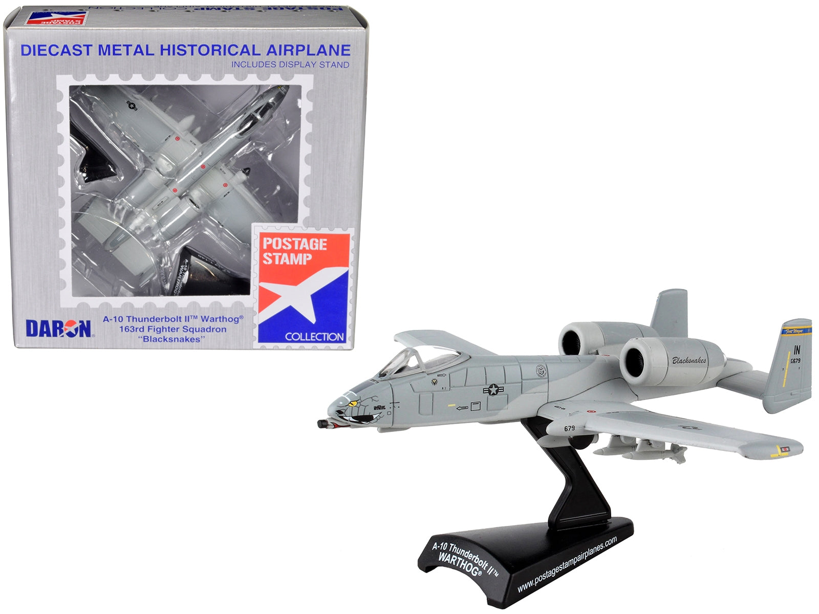 Fairchild Republic A-10 Thunderbolt II Warthog Aircraft "163rd - Premium Fairchild Republic from Postage Stamp - Just $49.25! Shop now at Rapidvehicles