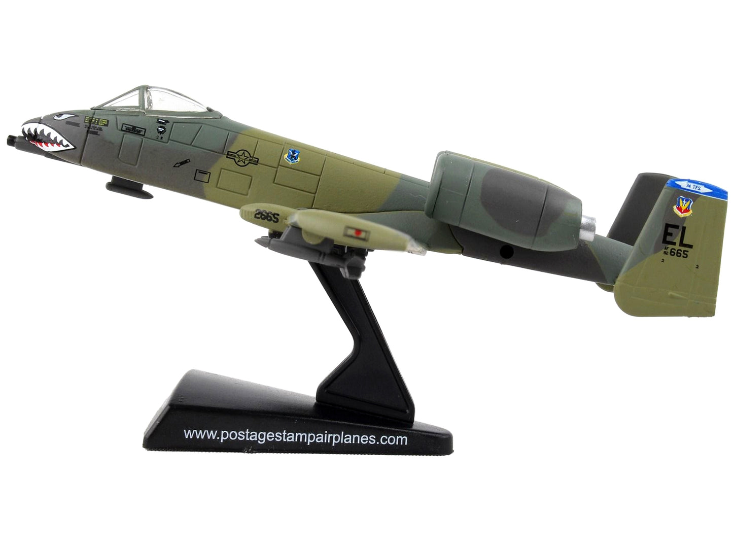 Fairchild Republic A-10A Thunderbolt II (Warthog) Aircraft "Flying Tigers - First American Volunteer Group of the Republic of China Air Force" 1/140 Diecast Model Airplane by Postage Stamp - Premium Aircrafts and War Planes from Postage Stamp - Just $50.14! Shop now at Rapidvehicles