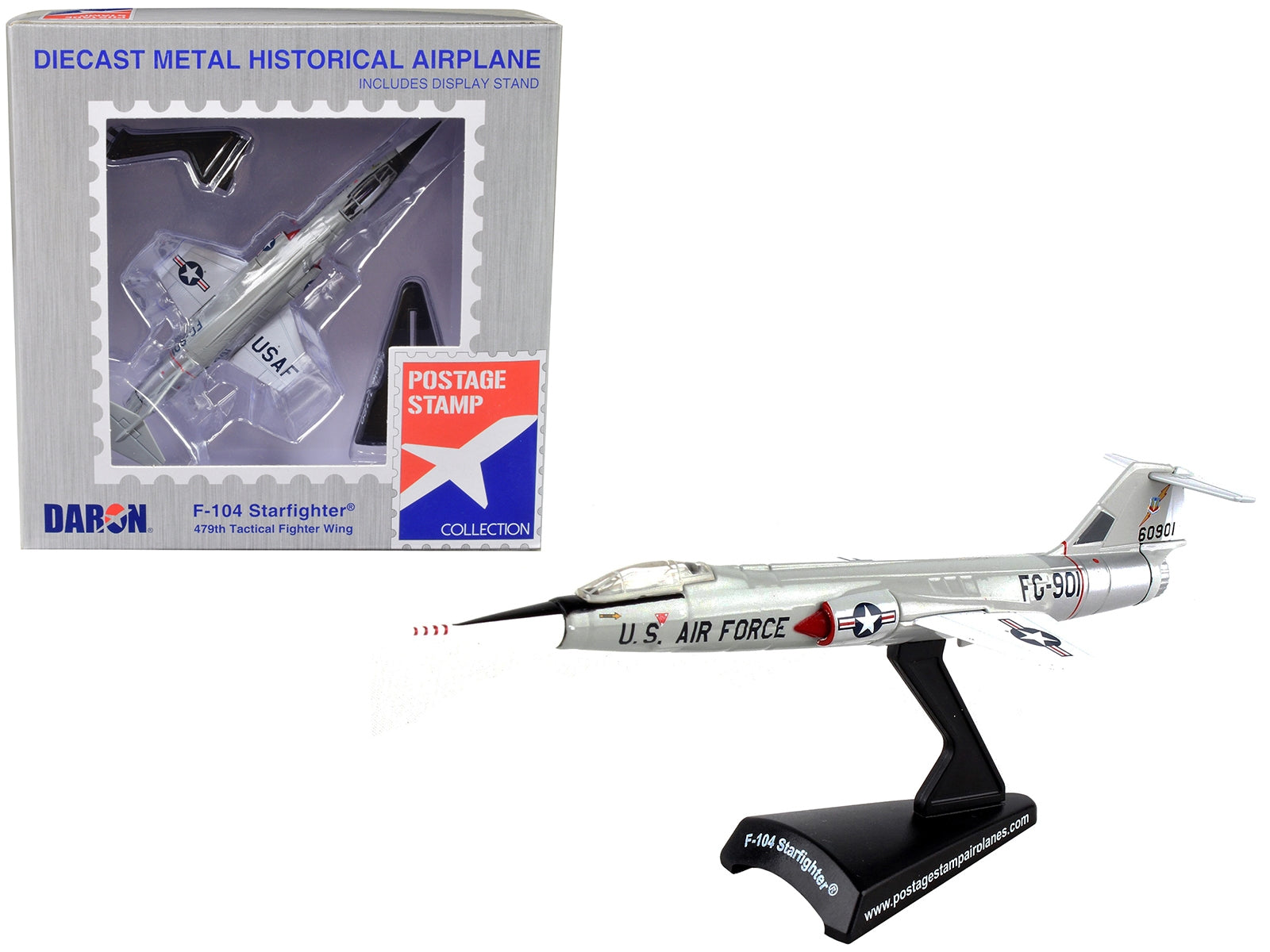 Lockheed F-104 Starfighter Fighter Aircraft "479th Tactical Fighter Wing" United States Air Force 1/120 Diecast Model Airplane by Postage Stamp - Premium Lockheed from Postage Stamp - Just $42.99! Shop now at Rapidvehicles