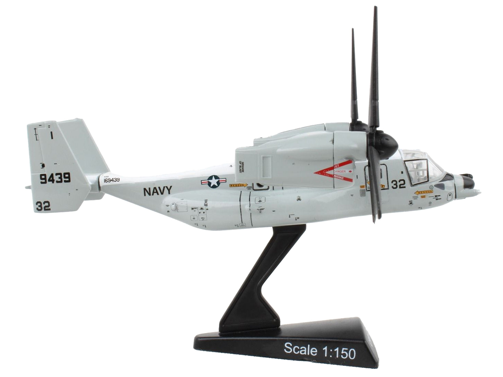 Bell Boeing CMV-22B Osprey Aircraft "United States Navy Air Force" 1/150 Diecast Model Airplane by Postage Stamp - Premium Bell Boeing from Postage Stamp - Just $48.99! Shop now at Rapidvehicles