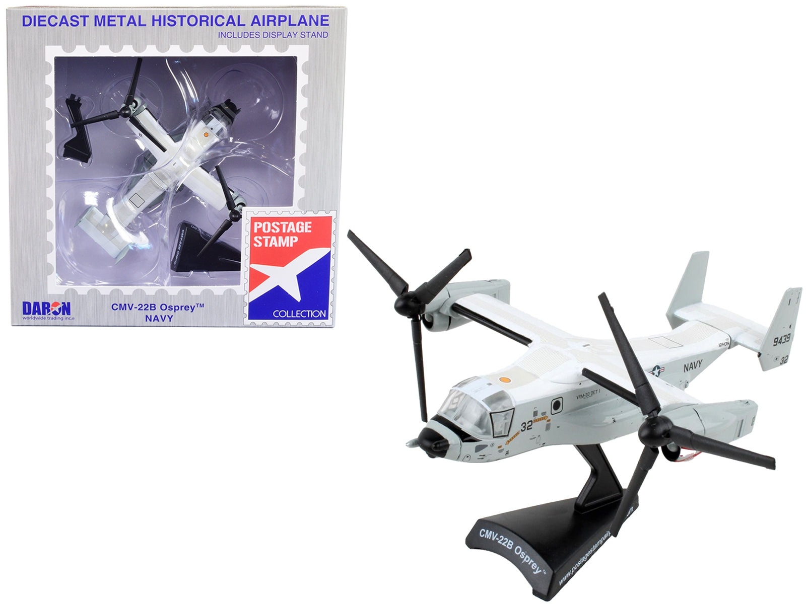 Bell Boeing CMV-22B Osprey Aircraft "United States Navy Air Force" 1/150 Diecast Model Airplane by Postage Stamp - Premium Bell Boeing from Postage Stamp - Just $48.99! Shop now at Rapidvehicles