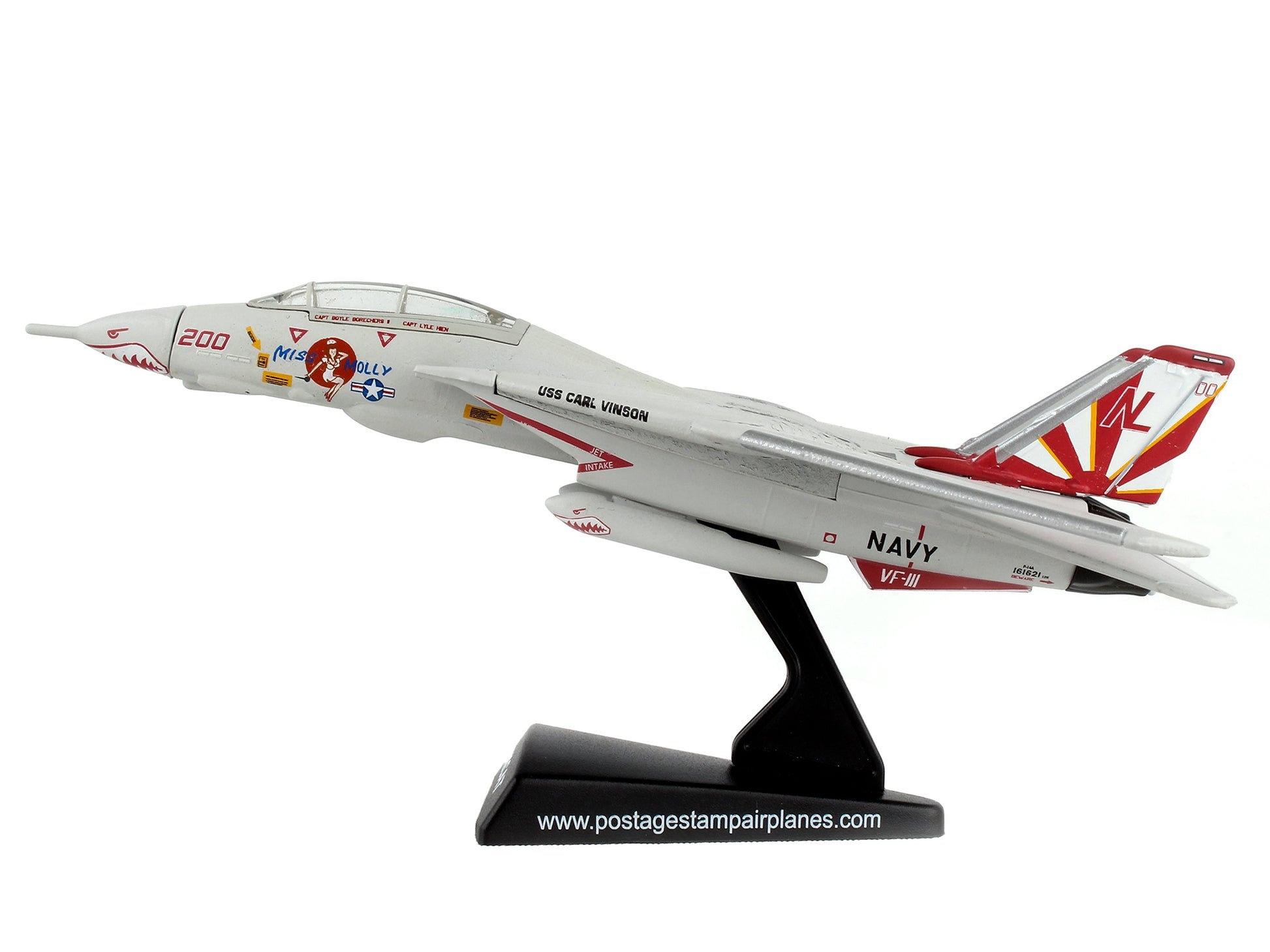 Grumman F-14 Tomcat Fighter Aircraft VF-111 Sundowners "Miss - Premium Aircrafts and War Planes from Postage Stamp - Just $55.71! Shop now at Rapidvehicles