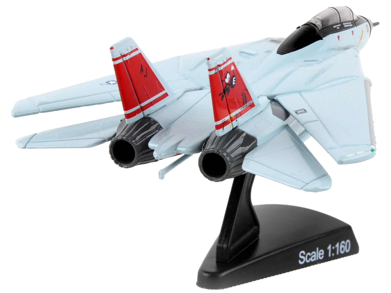 Grumman F-14 Tomcat Fighter Aircraft "VF-31 Tomcatters" United States Navy 1/160 Diecast Model Airplane by Postage Stamp