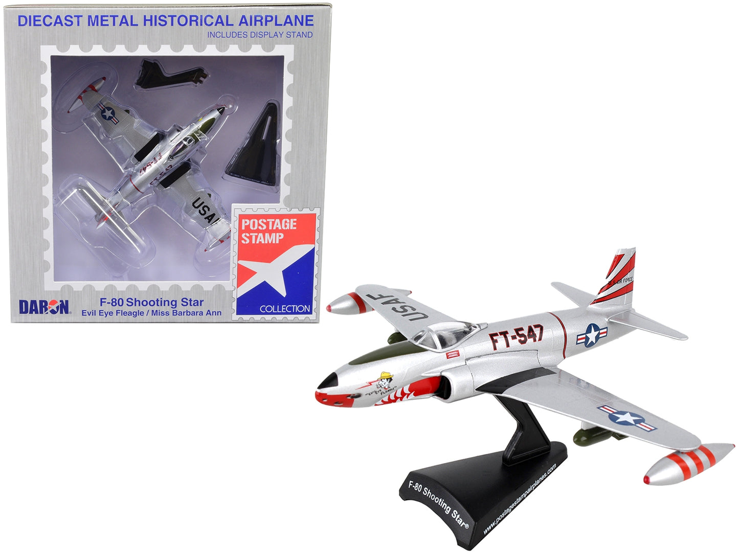 Lockheed F-80 Shooting Star Fighter Aircraft "Evil Eye Fleagle -