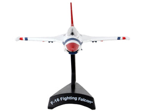 Lockheed Martin F-16 Fighting Falcon Fighter Aircraft "Thunderbirds" United States Air Force 1/126 Diecast Model Airplane by Postage Stamp - Premium Lockheed Martin from Postage Stamp - Just $39.99! Shop now at Rapidvehicles