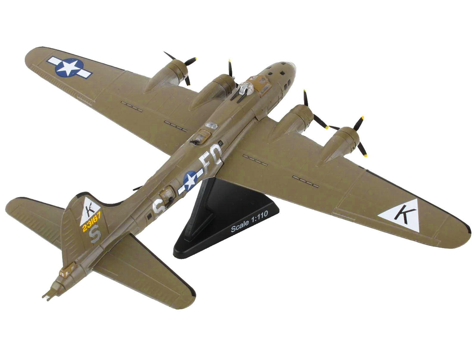 Boeing B-17 Flying Fortress Bomber Aircraft "Ye Olde Pub" United States Army Air Forces 1/155 Diecast Model Airplane by Postage Stamp - Premium Military Models from Postage Stamp - Just $57.15! Shop now at Rapidvehicles