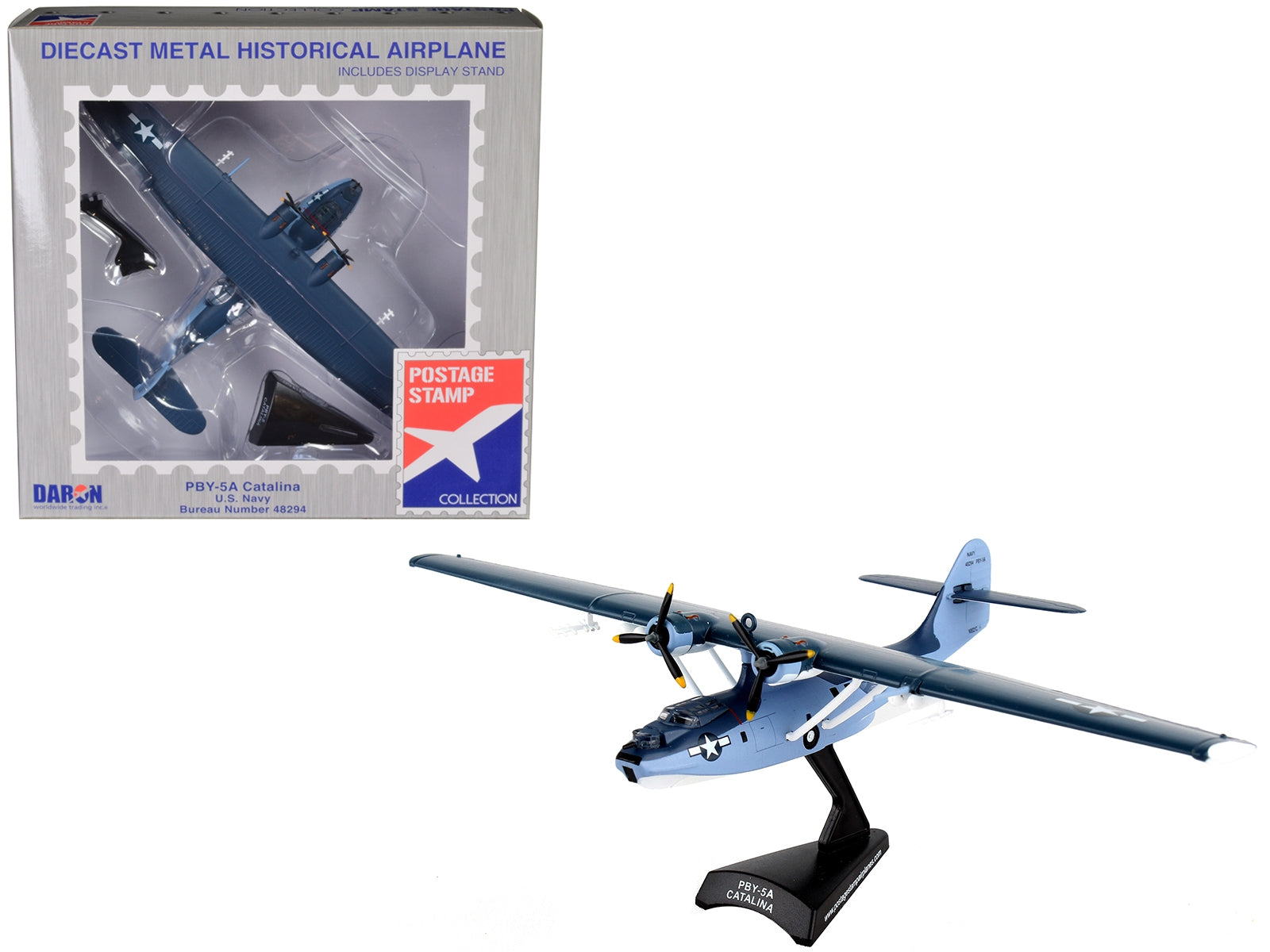 Consolidated PBY-5A Catalina Patrol Aircraft "Bureau Number 48294" United States Navy 1/150 Diecast Model Airplane by Postage Stamp - Premium Consolidated from Postage Stamp - Just $52.01! Shop now at Rapidvehicles