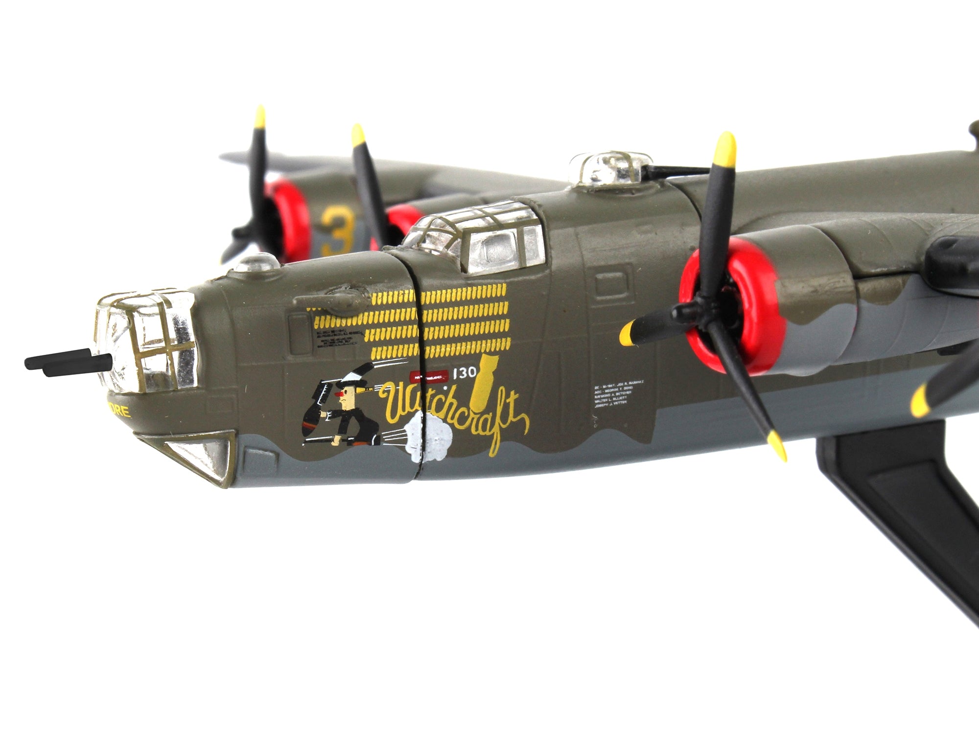 Consolidated B-24J Liberator Bomber Aircraft "Witchcraft 467th Bomb Group 790 Bomb Squadron" United States Army Air Forces 1/163 Diecast Model Airplane by Postage Stamp - Premium Consolidated from Postage Stamp - Just $53.30! Shop now at Rapidvehicles