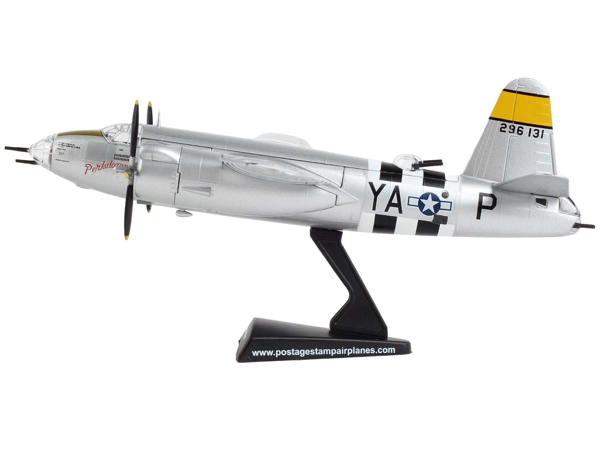 Martin B-26 Marauder Bomber Aircraft "Perkatory II 386th Bomb Group 555th Bomb Squadron" United States Army Air Forces 1/107 Diecast Model Airplane by Postage Stamp - Premium Military Models from Postage Stamp - Just $53.31! Shop now at Rapidvehicles