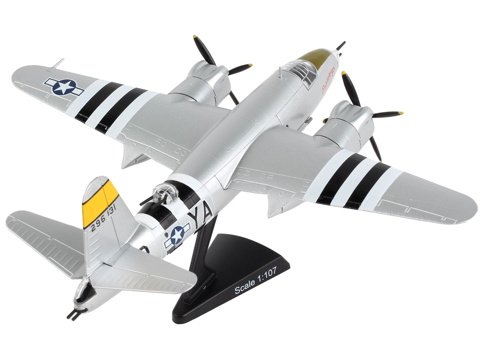 Martin B-26 Marauder Bomber Aircraft "Perkatory II 386th Bomb Group 555th Bomb Squadron" United States Army Air Forces 1/107 Diecast Model Airplane by Postage Stamp - Premium Military Models from Postage Stamp - Just $53.31! Shop now at Rapidvehicles