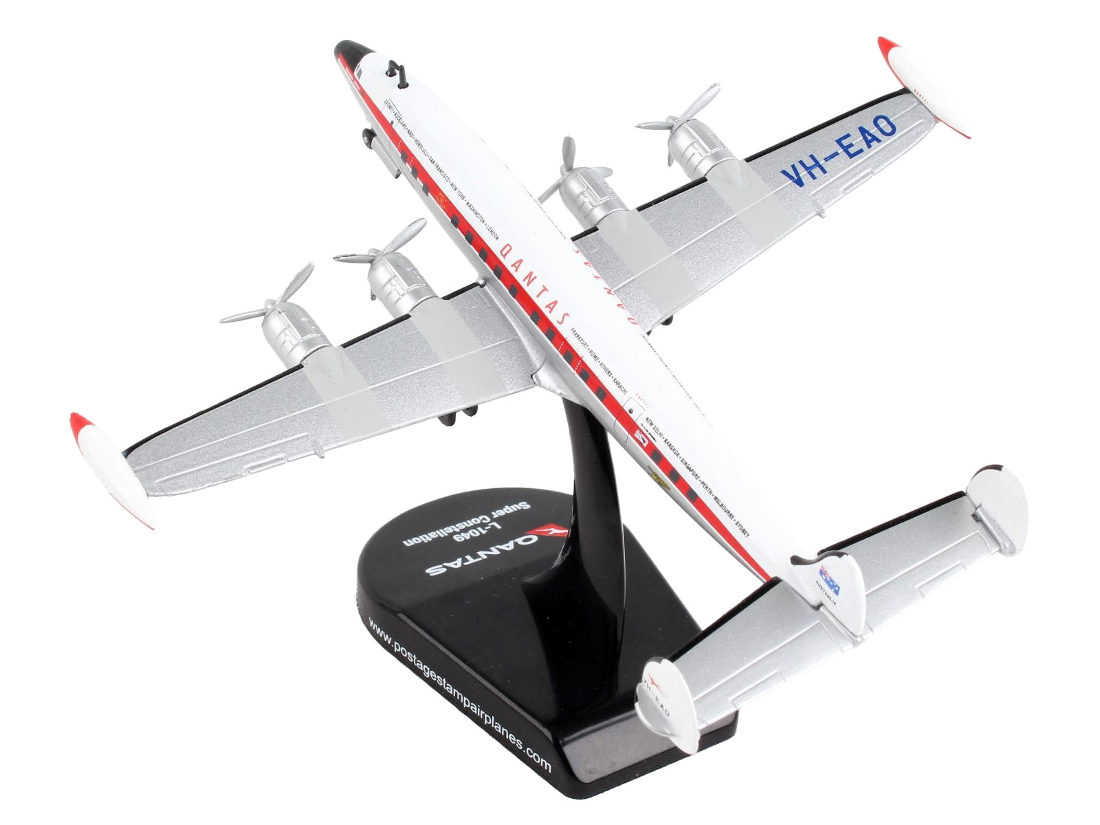 Lockheed L-1049G Super Constellation Commercial Aircraft "Qantas Airways" 1/300 Diecast Model Airplane by Postage Stamp - Premium Lockheed from Postage Stamp - Just $52.45! Shop now at Rapidvehicles